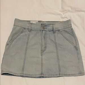 Levi's Light Blue Mini Skirt